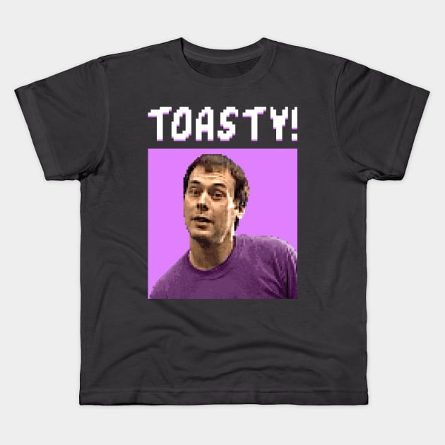 Toasty! II Kids T-Shirt by RetroPixelWorld